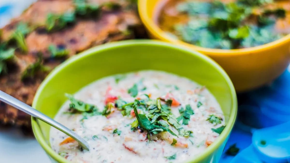 Mixed veg raita