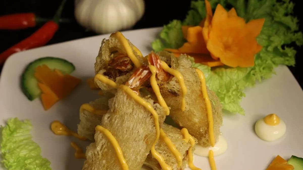 Rák tekercs édes-savanyú szósszal 5db (nem re)