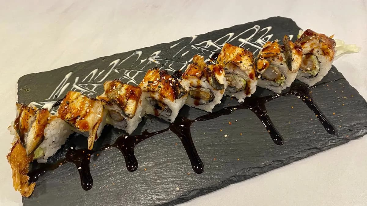 RS6. Flambe Unagi Tempura