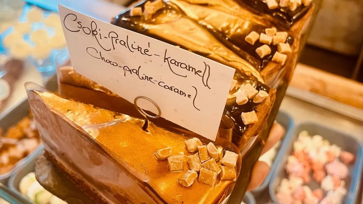 Karamellás - Csoki szelet