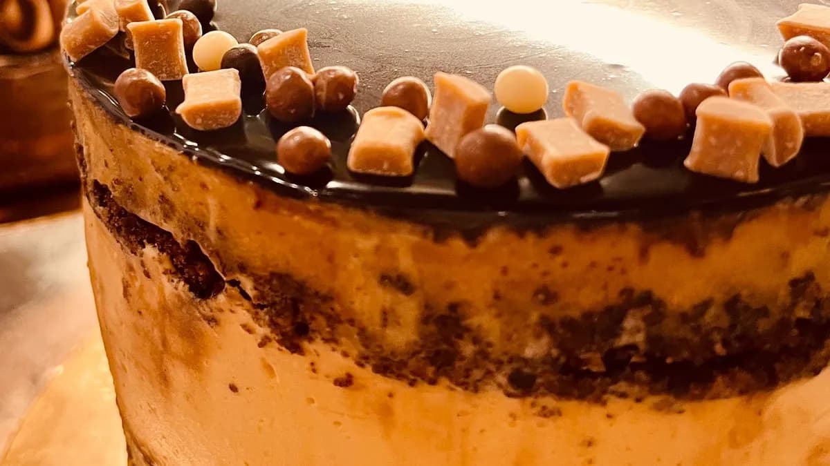 Karamellás - Csoki (8 szelet)