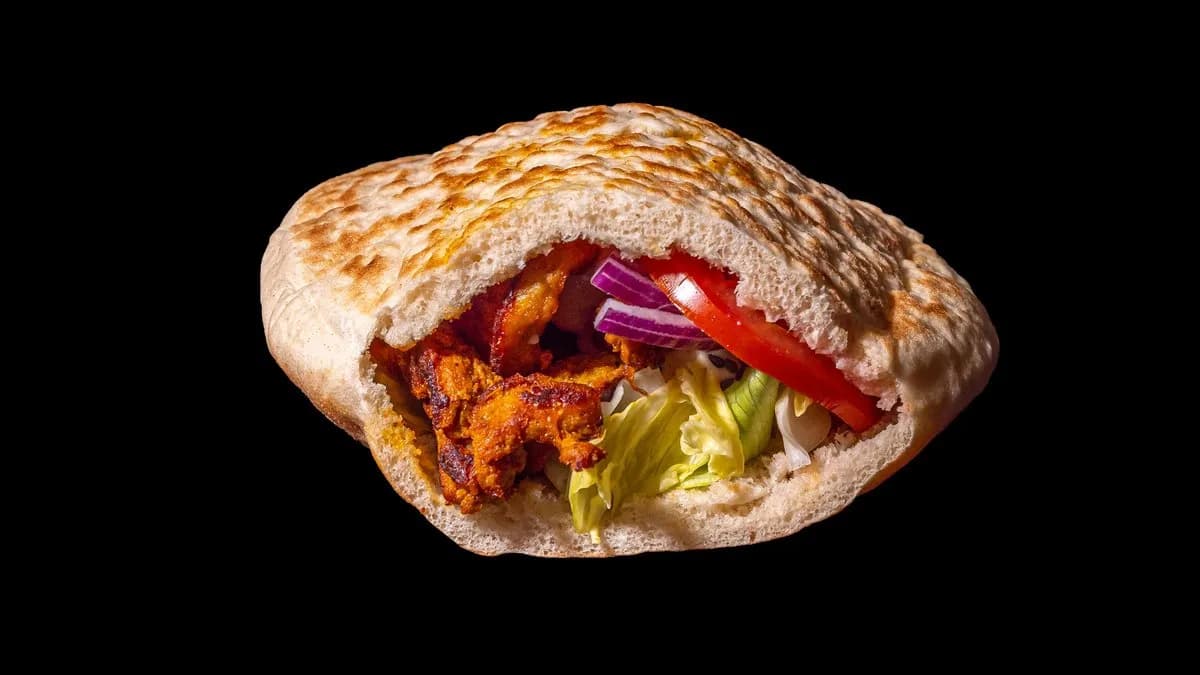 Vegán Gyros pita (vegán)