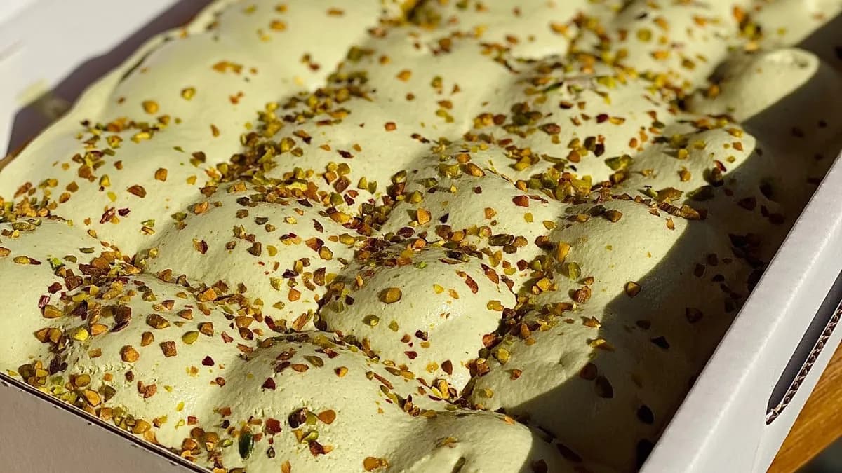 Pisztáciás Profiterol