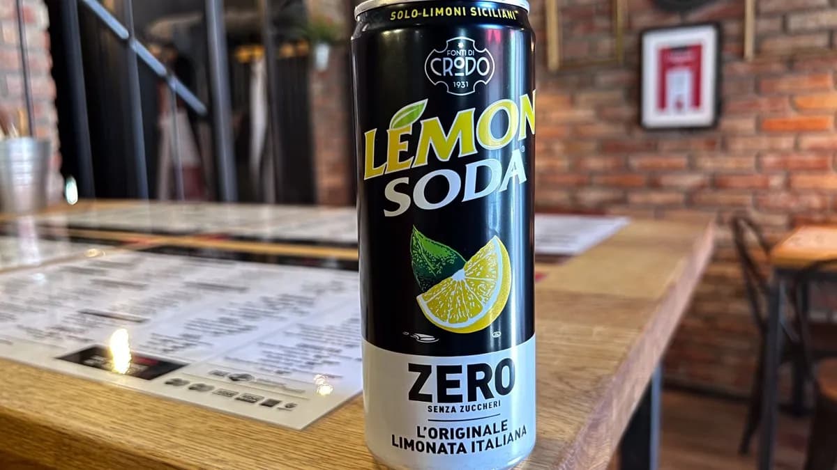 Lemon soda ZERO (from italy) 330ml