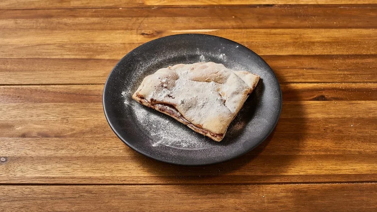 Nutellás mascarponés calzone