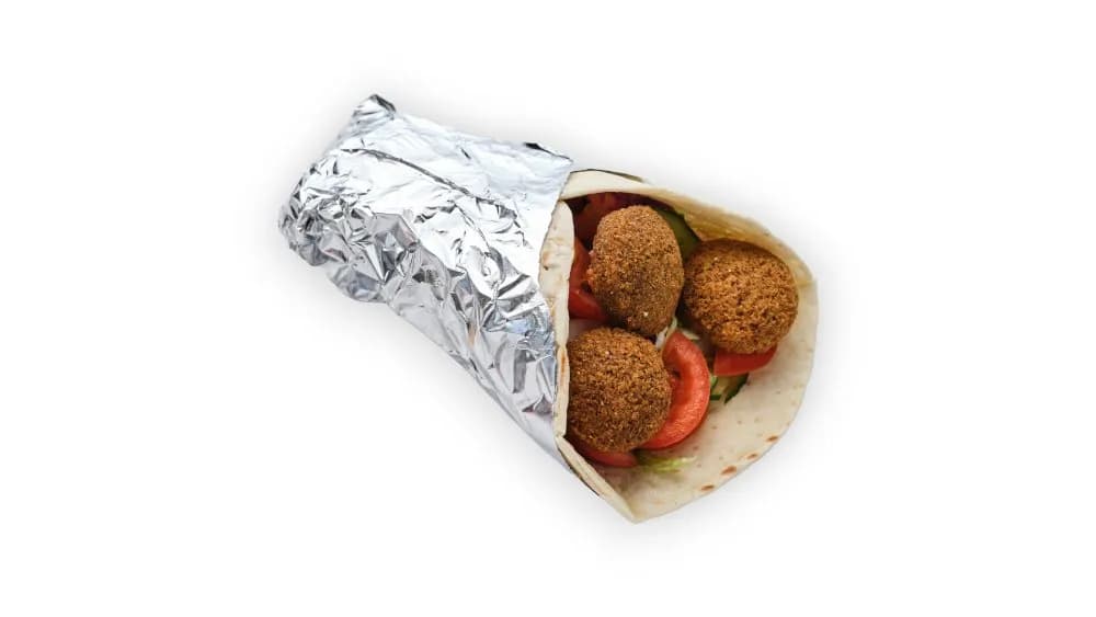Falafel tortillában