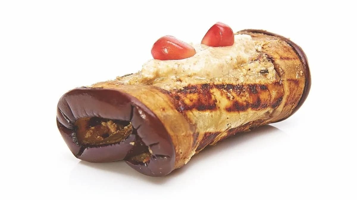 Diós grillezett padlizsán