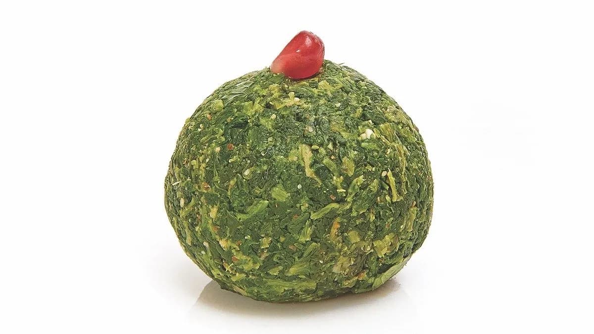 Spenótos-diós golyó