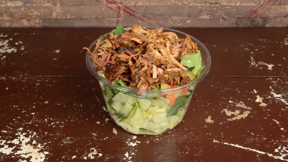 BBQ pork salad