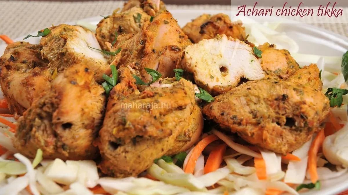 Achari Csirke Tikka