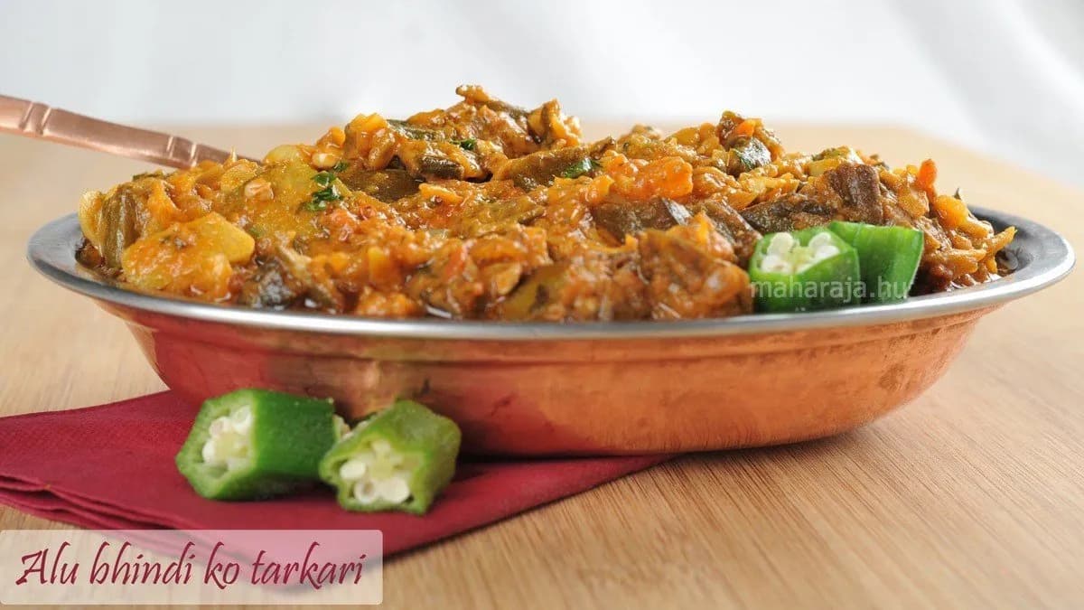 Alu Bhindi Ko Tarkari