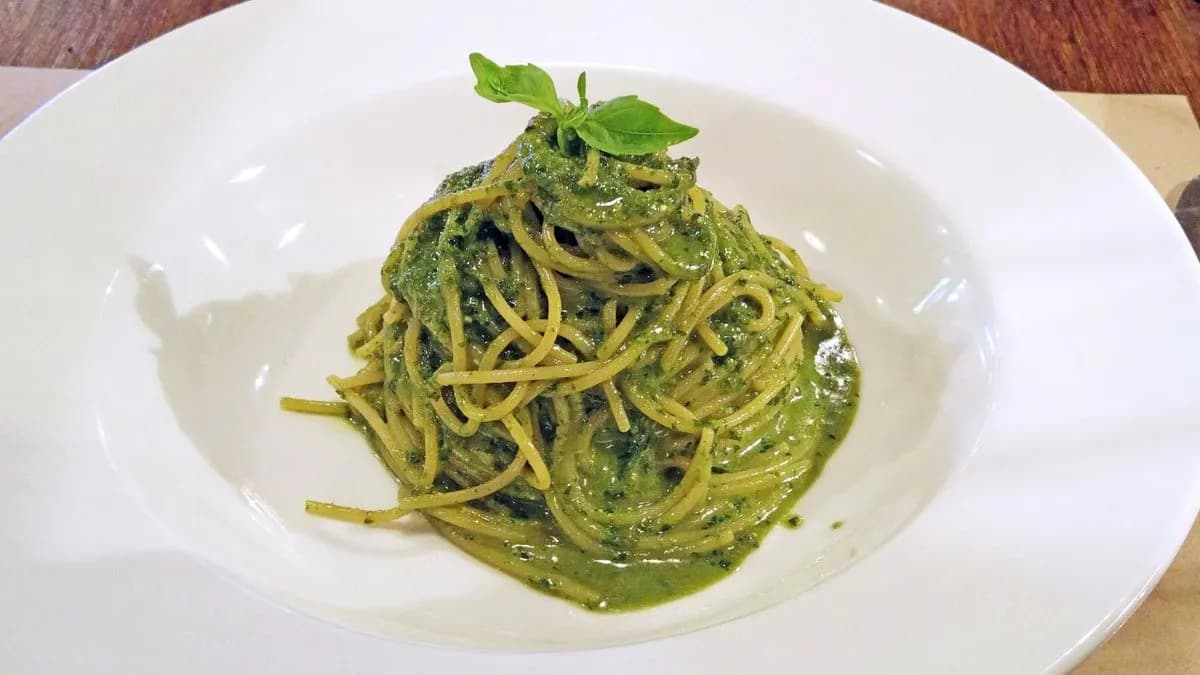Spagetti Pesto szósszal
