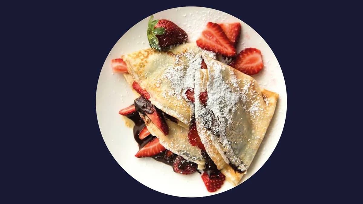 5. Strawberry Short Crepe
