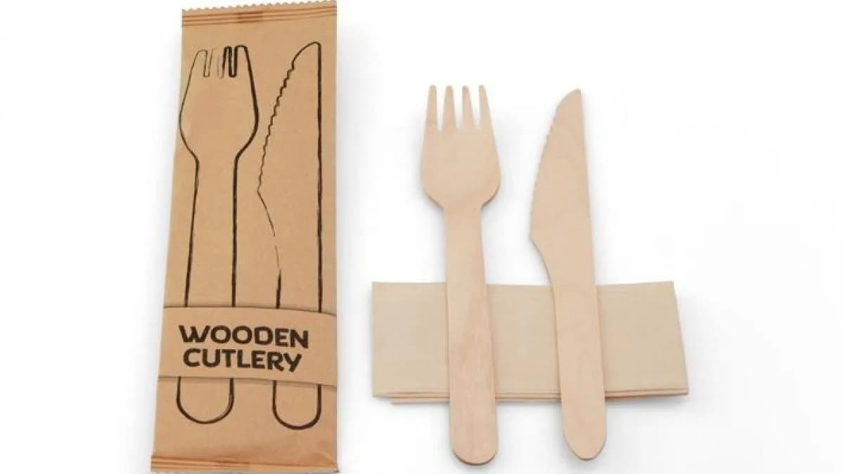 Kés, villa, szalvéta csomag