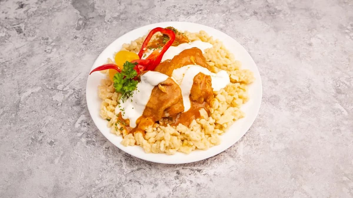 Csirkepaprikás Galuskával