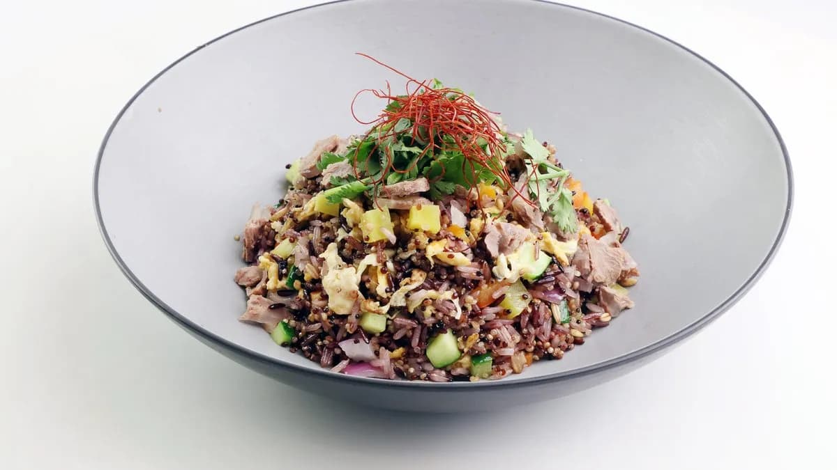 20 Kínai Sült Quinoa(gluténmentes)-garnélarák