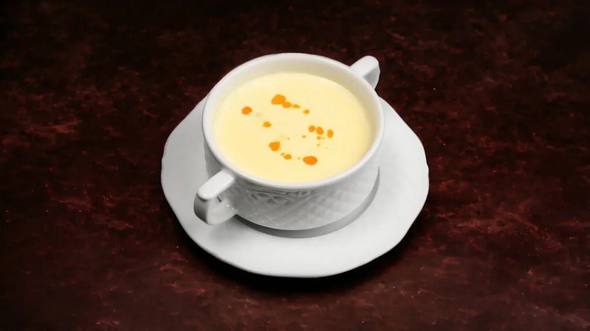 4. Garlic cream soup Mixed Garlic cream soup