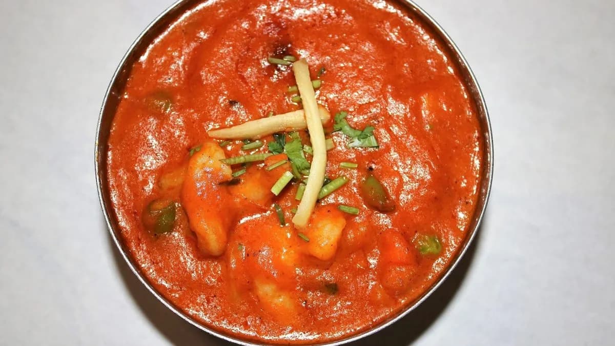 Zöldséges Garnéla Curry