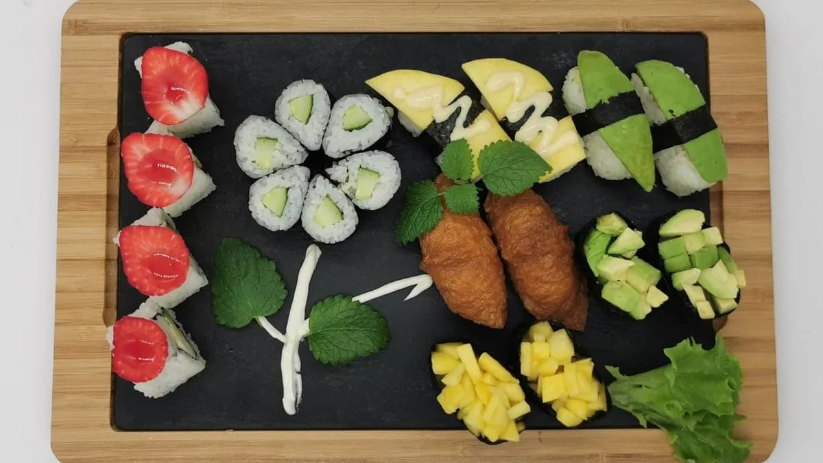 d97 Gyümölcsös sushimix tál 20db