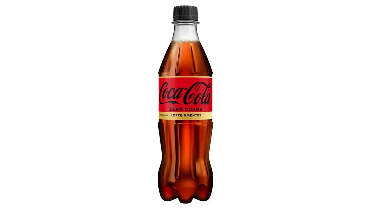 Coca-Cola Zero koffeinmentes szénsavas üdítőital édesítőszerekkel 500 ml