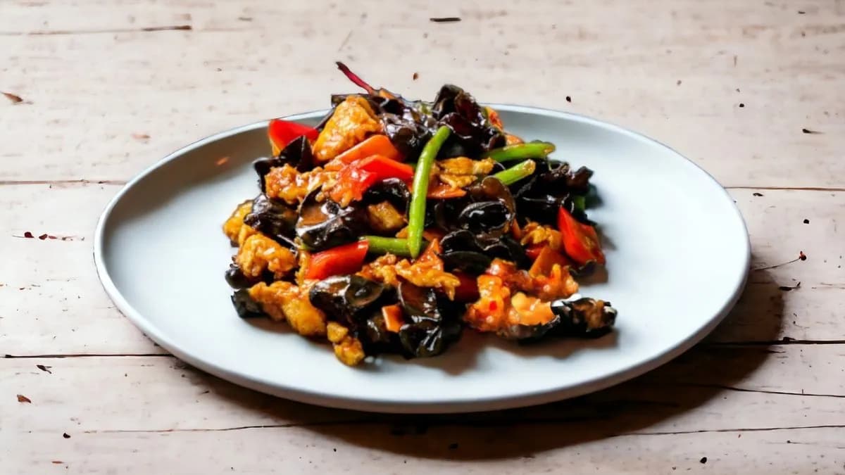 Fafül gombás csirkehús