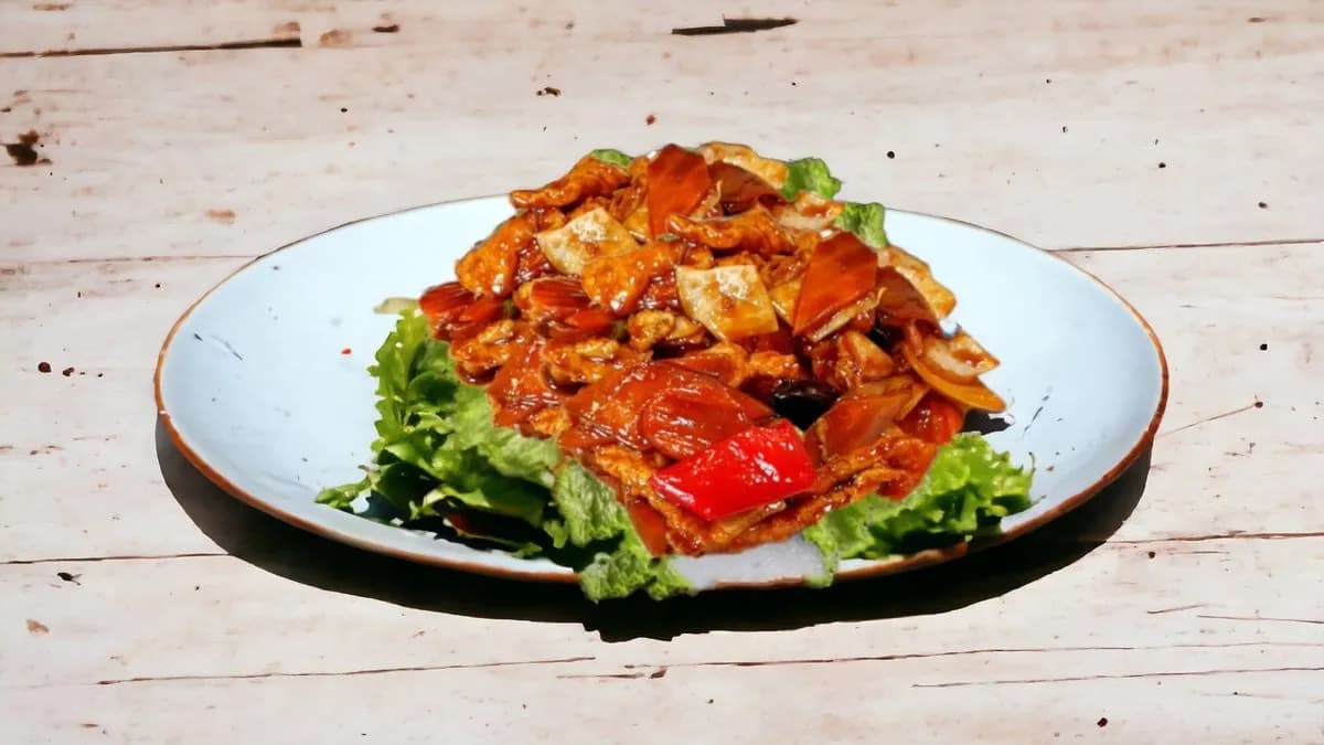 Fokhagymás sertéshús