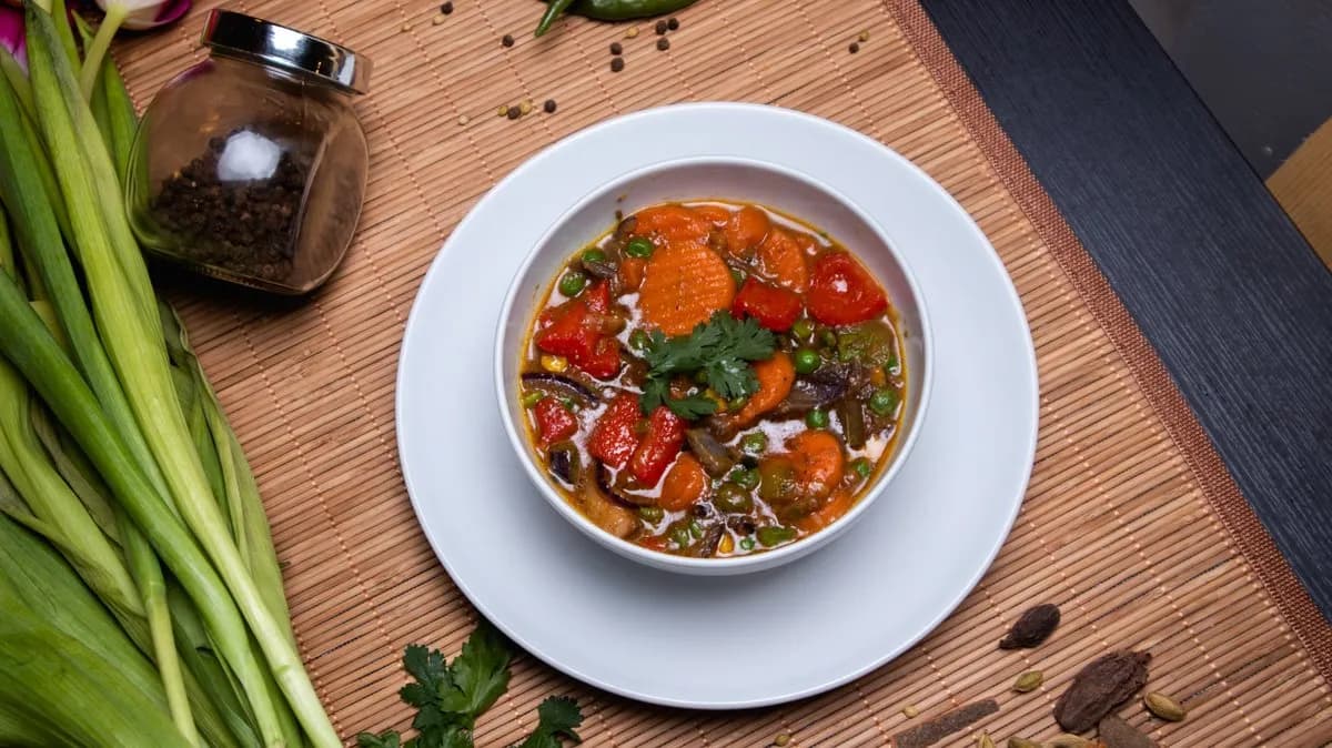 Vegyes zöldség curry