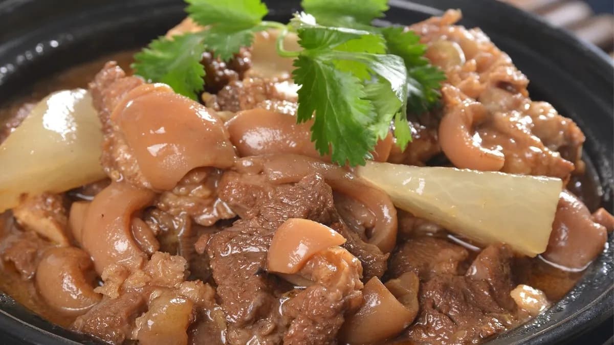 D34 Szójaszószos Bárány Pörkölt