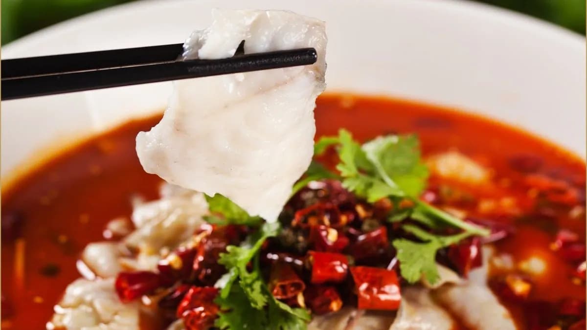 D4 Főtt fűszeres halhús szeletek - Szecsuáni specialítás