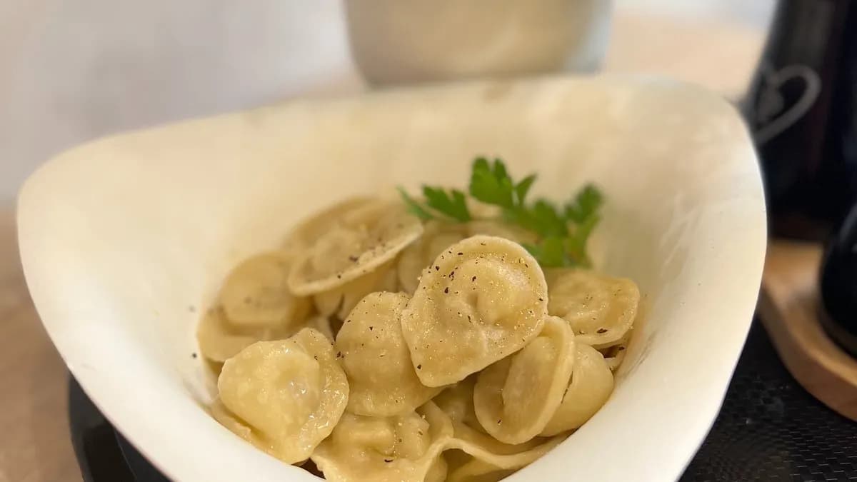 Sertés-marha pelmenyi