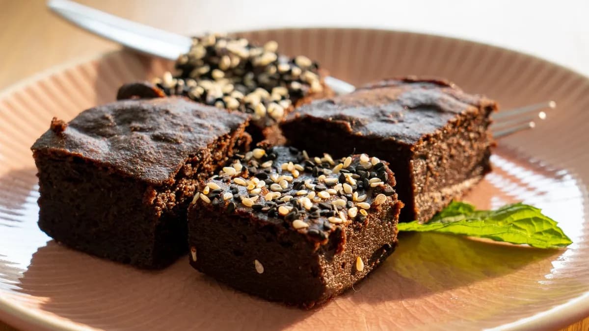 Mentes avokádós brownie