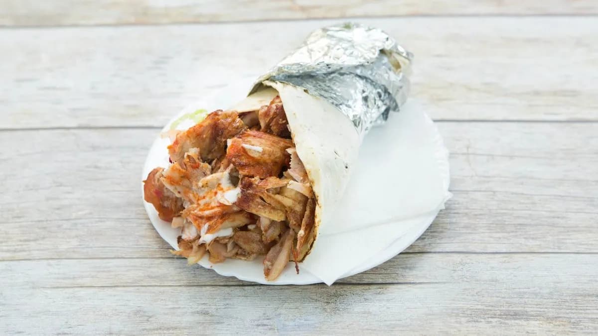 Gyros tortillában