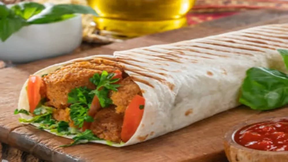 Falafel tortillában