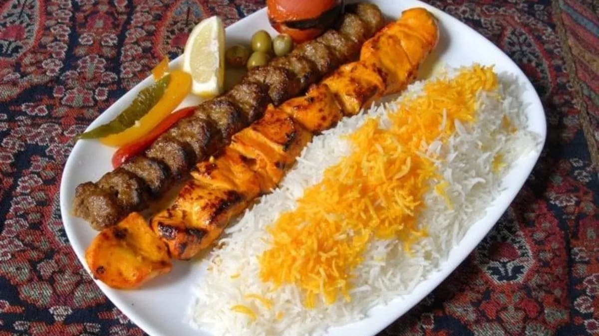 Chelow Kebab vaziri کباب وزيری