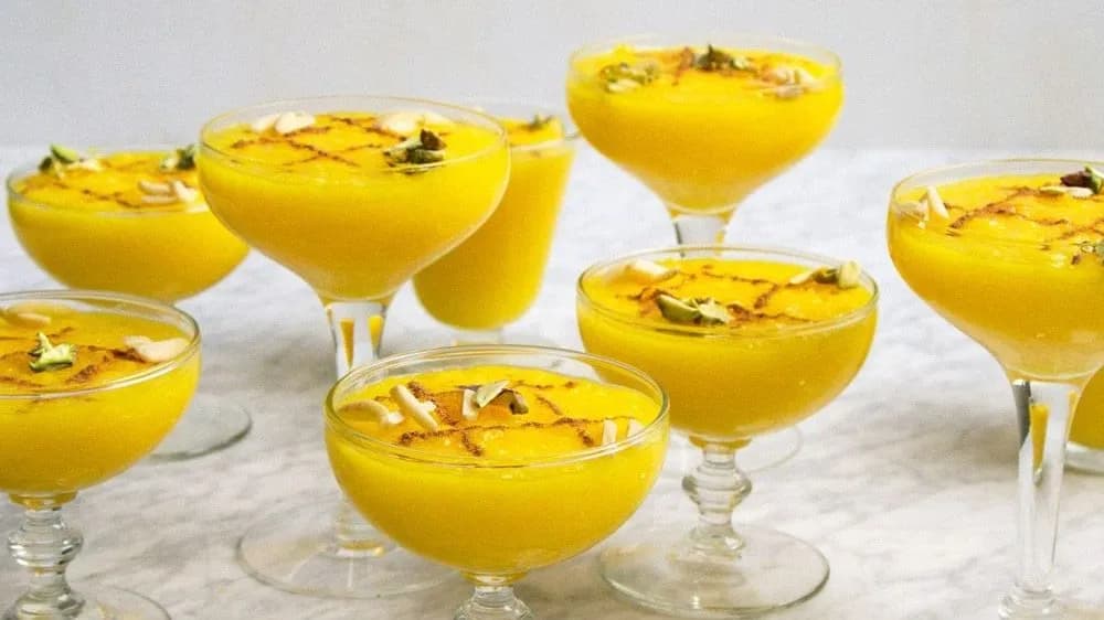 Sholezard ( Saffron Rice Pudding)