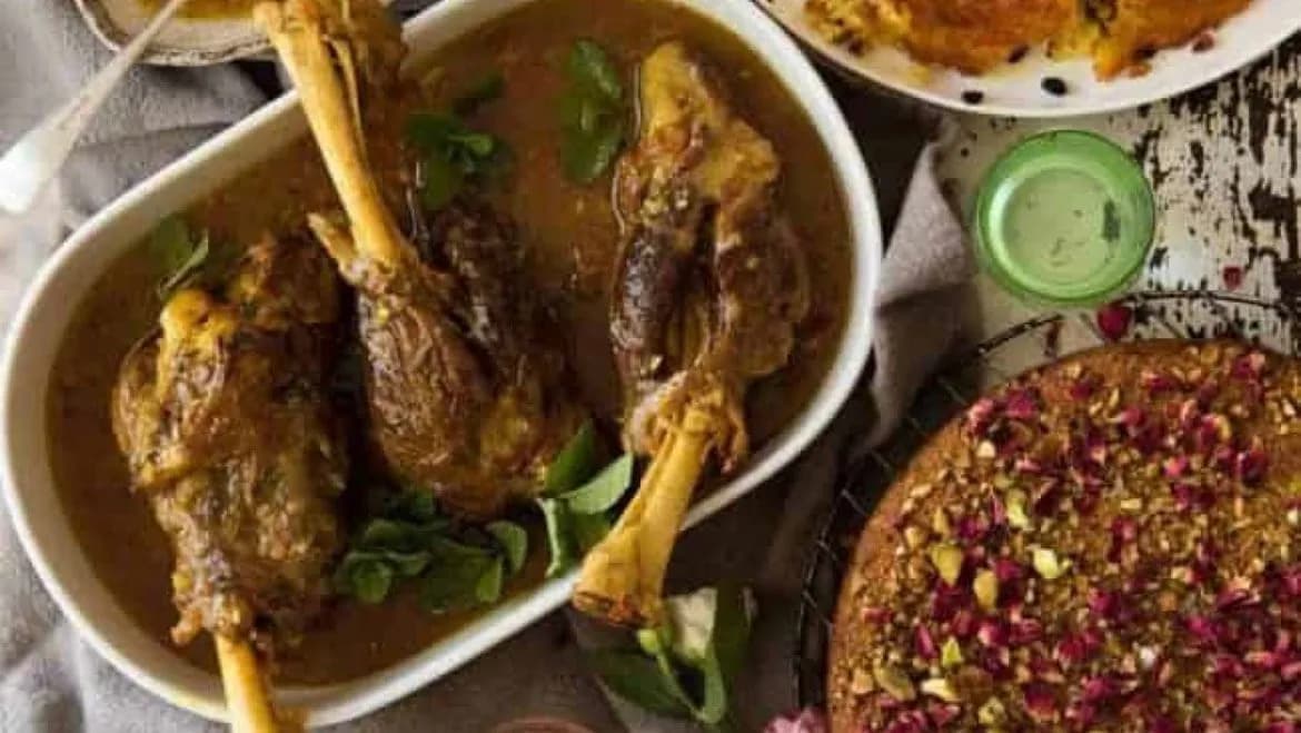 Mahiche with rice/چلو ماهیچه گوسفندی