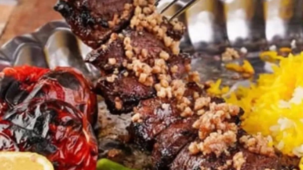 Joojeh Kabab Torsh with Pomegranate, Herb & Walnut/جوجه کباب ترش