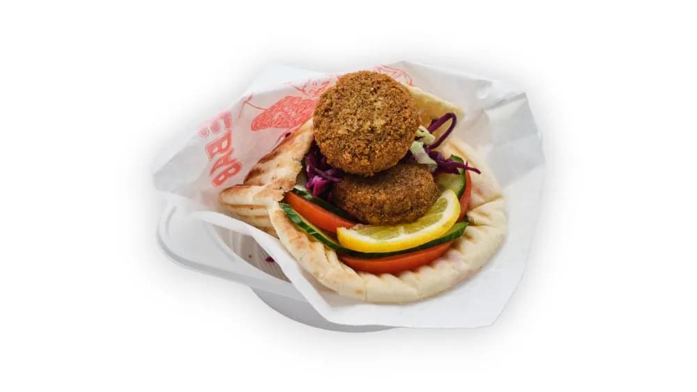 Falafel pita szendvics