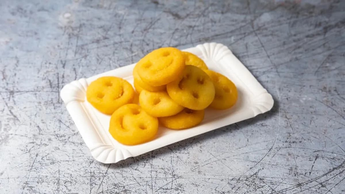 Mosolygós krumpli falatok / Smiley hash browns (8db/pcs)