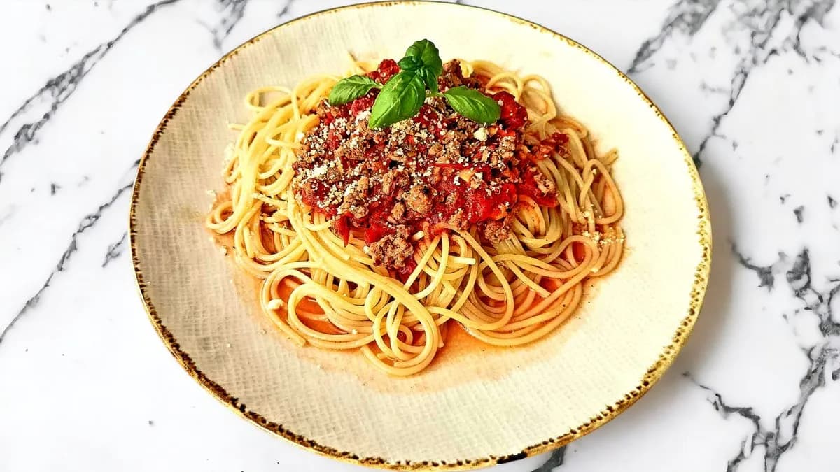 Bolognai ragu tagliatellével