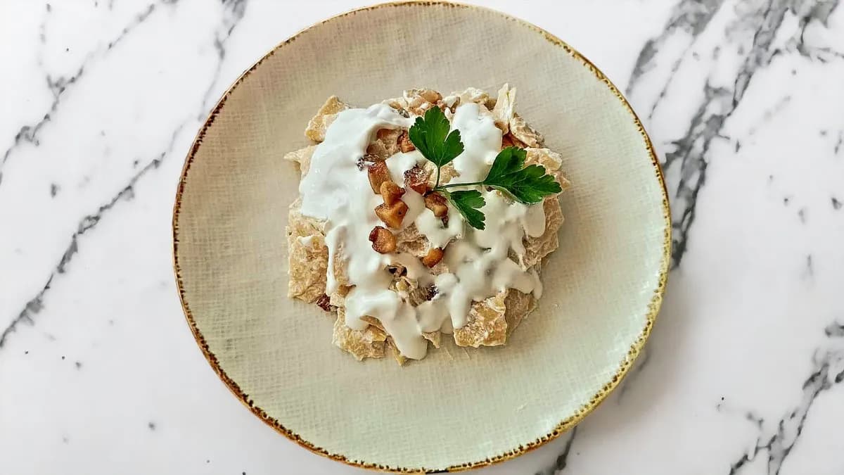 Tepertős túrós tészta