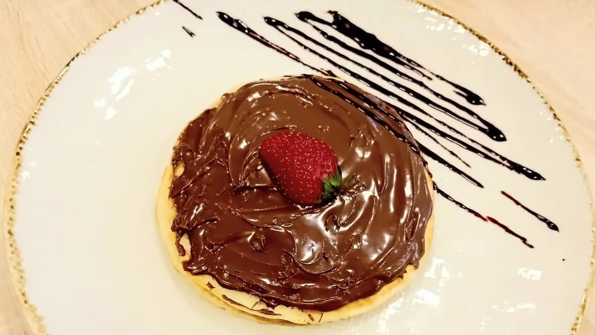 Csokoládés amerikai palacsinta