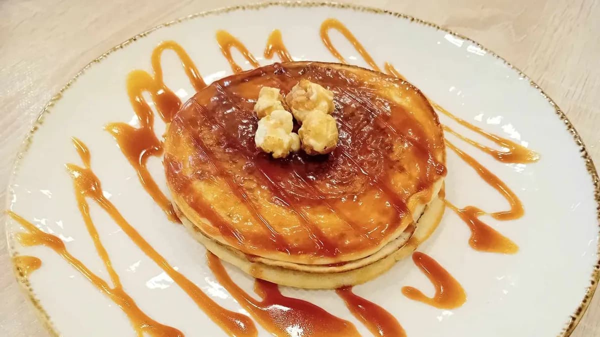 Karamellás amerikai palacsinta