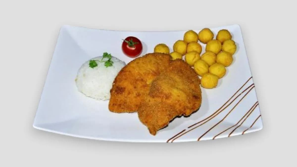 Rántott csirkecomb filé