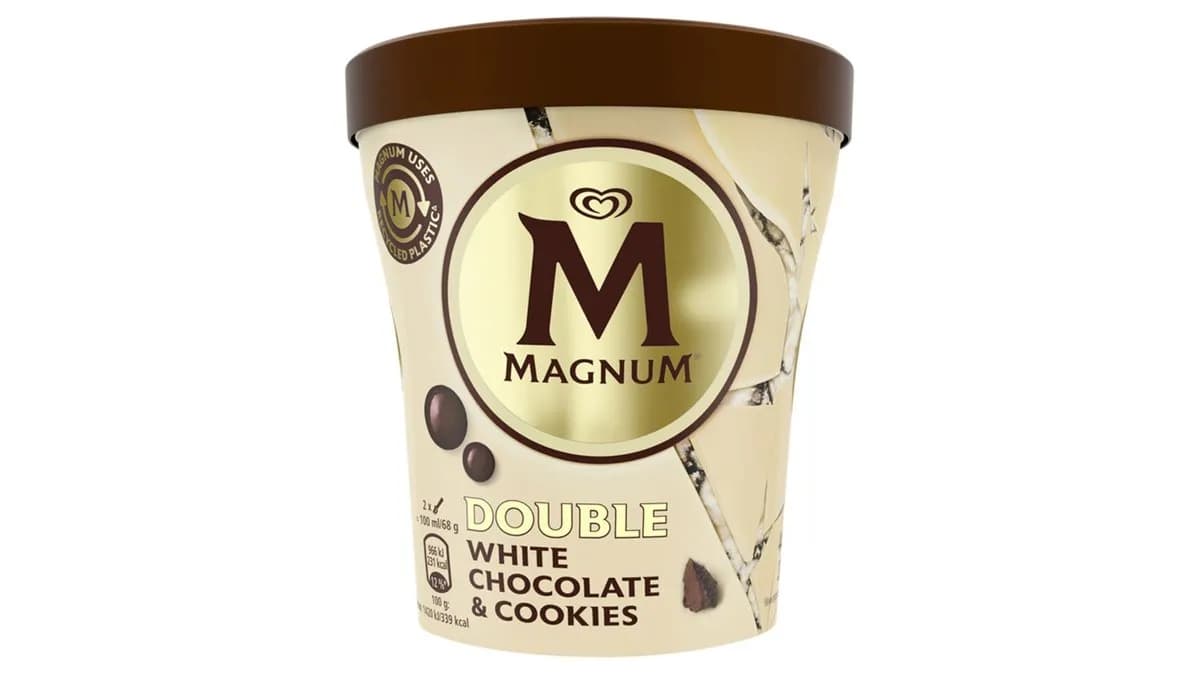 Magnum Poharas Double White Chocolate & Cookies