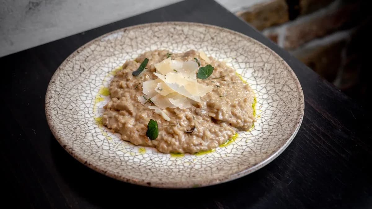 Vargánya rizottó mascarponéval