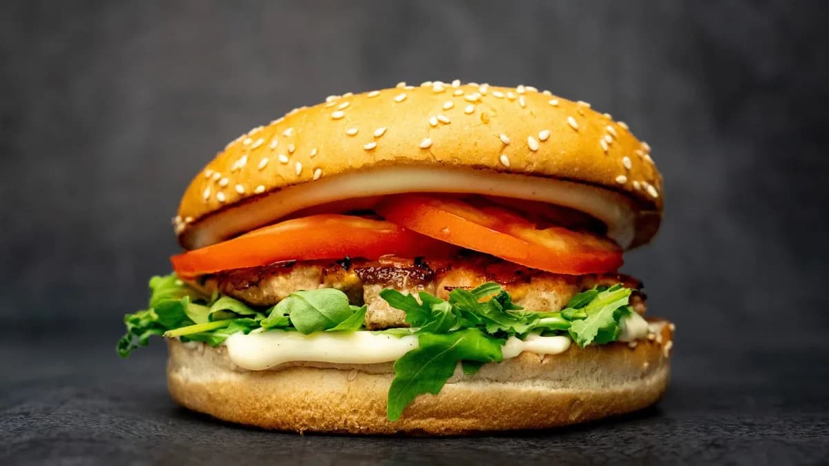 Salmon burger