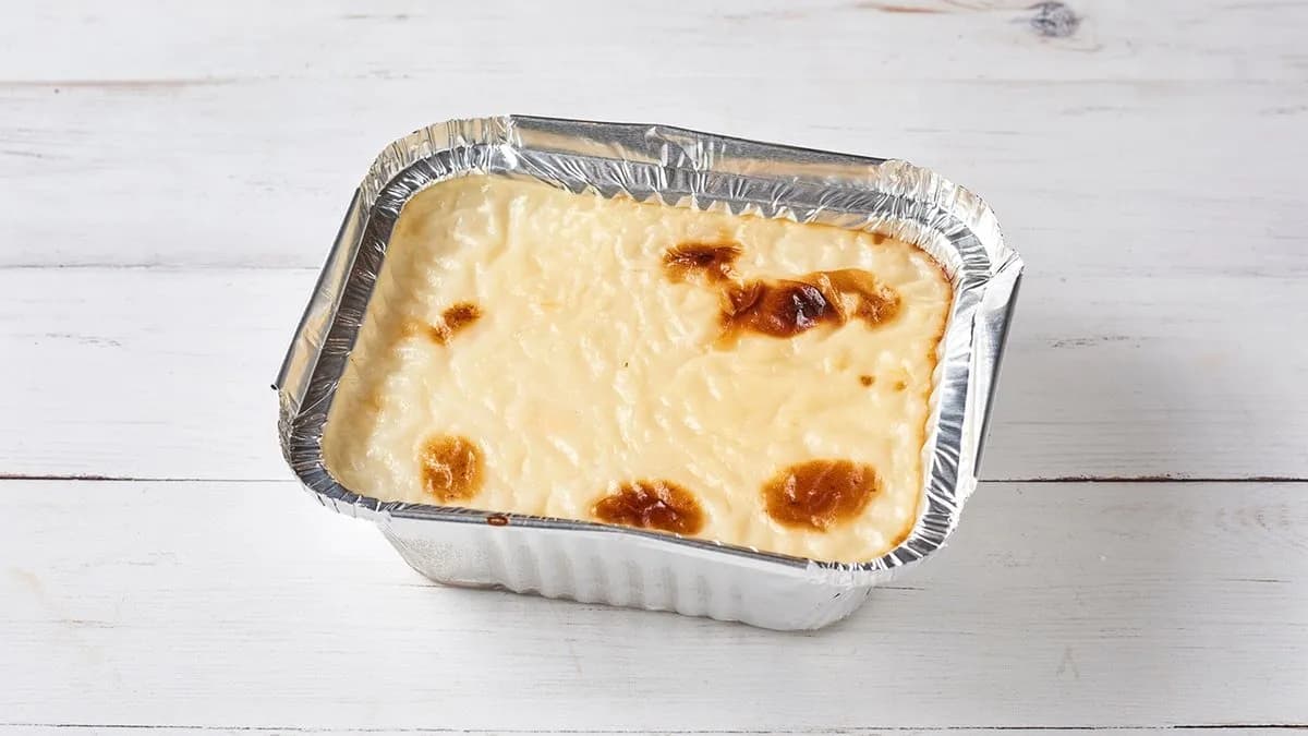 Kemencében sült tejberizs nagy