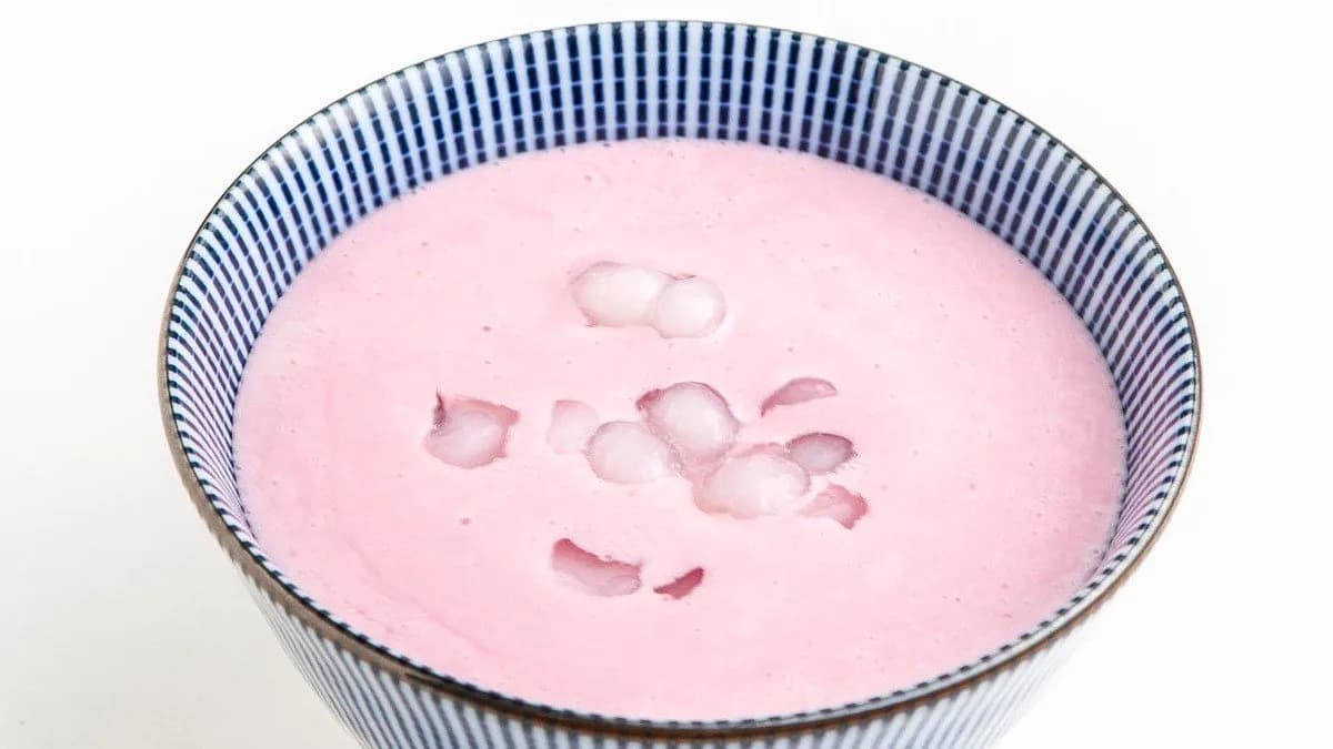 Kókuszos Málnaleves