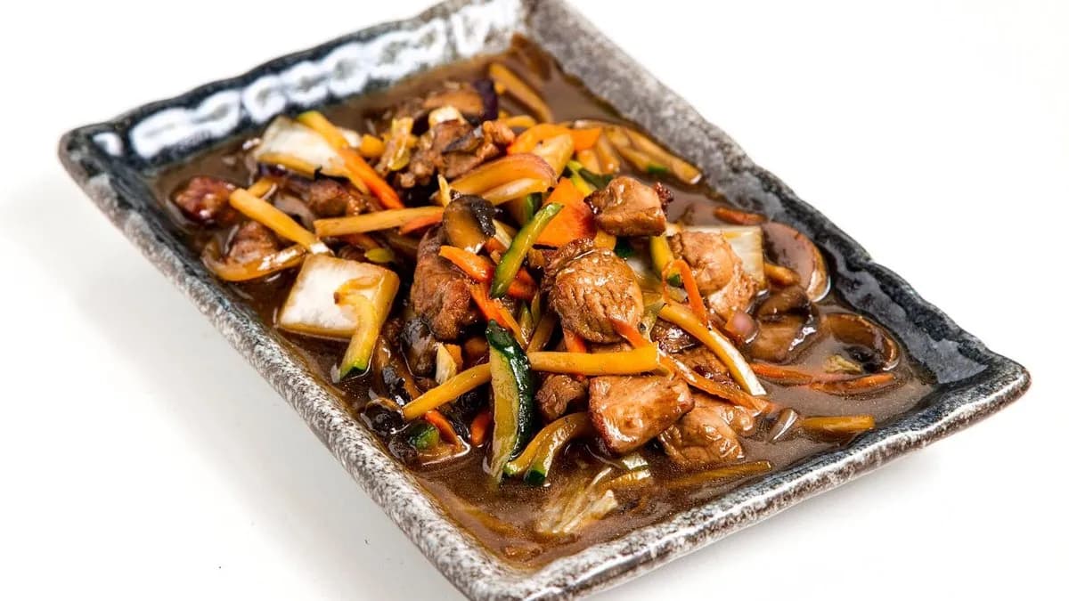 Zöldséges Kacsa Teriyaki